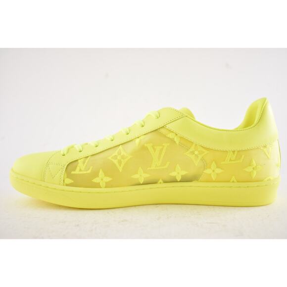 Louis Vuitton Luxembourg Tattoo Yellow Monogram LV Low Top Sneaker UK 9 US 10 11 - Picture 10 of 14